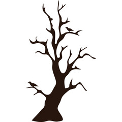 Halloween Dead Tree Silhouette
