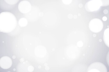 Abstract white background with bokeh effect.