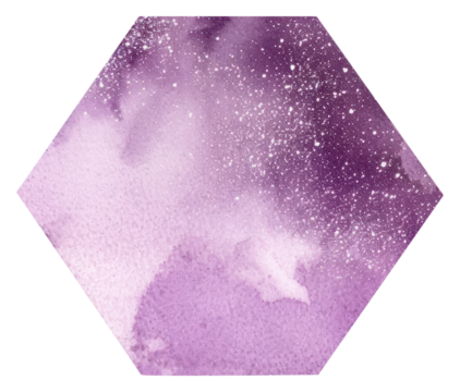 PNG Hexagon icon purple amethyst shape.
