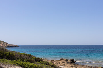 Rocky Coastline with Clear Blue Waters