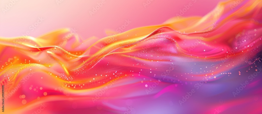 Poster vibrant abstract gradient creating a visually captivating background with copy space image
