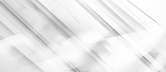 Obraz premium Modern abstract white and grey background design with diagonal lines subtle blurred patterns and an abstract geometric pattern ideal for copy space image