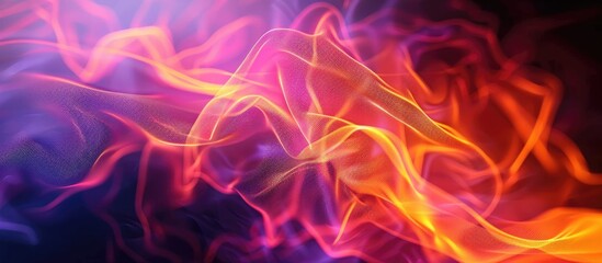 Fototapeta premium Vivid abstract gradient mesh backdrop with copy space image