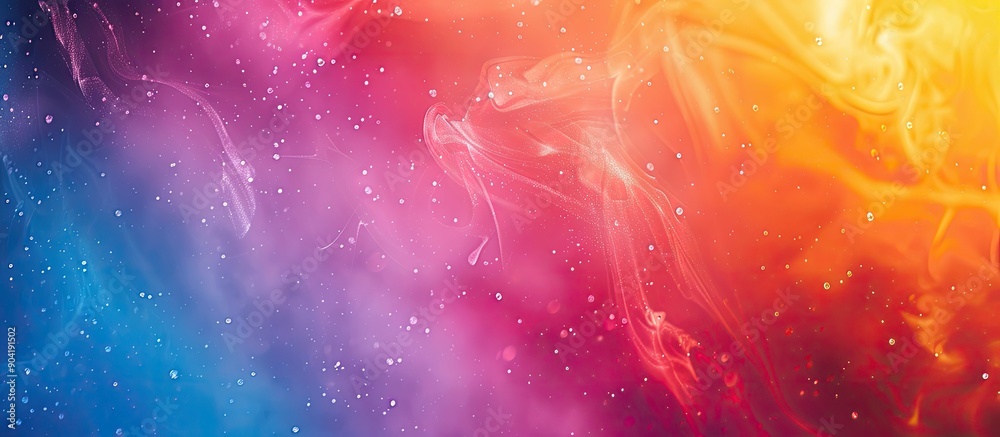 Poster vibrant abstract gradient creating a visually captivating background with copy space image
