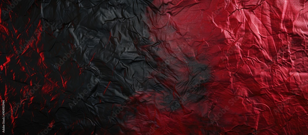 Poster grainy abstract background with a red and black color gradient creating a texture effect ideal for c
