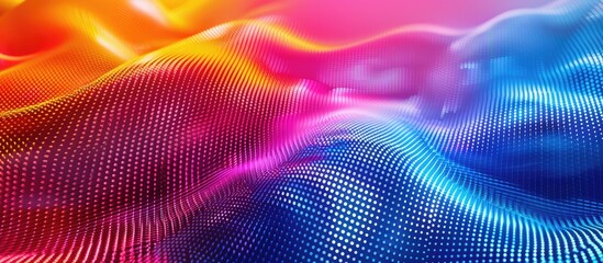 Fototapeta premium Vibrant gradient mesh backdrop with copy space image