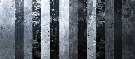 Tape featuring gray black and white stripes with a background for text or images. Copy space image. Place for adding text and design