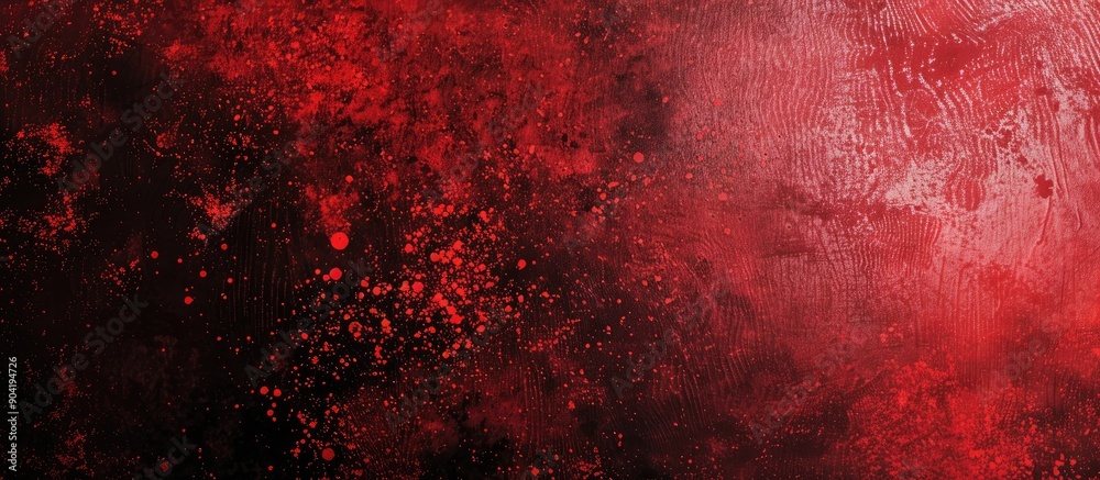Poster abstract background with a grainy texture gradient in shades of red and black creating a noisy effec