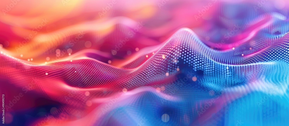 Poster vibrant abstract gradient mesh background with copy space image available