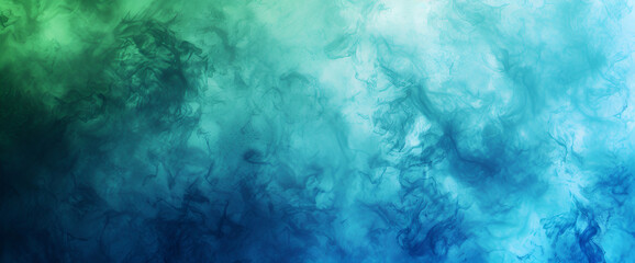 Gradient blue green background with soft old border texture, elegant abstract design in pretty teal and turquoise colors