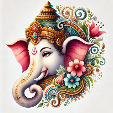 Ganesh Chaturthi Celebration, Worship Lord Ganesha, Indian God Ganesha, Ganpati, and Vighnaharta, Embrace the Festive Spirit with Devotion and Joy