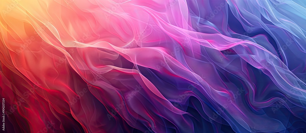 Poster abstract background with color gradient and grainy texture creating a noise effect with a copy space
