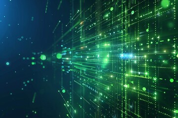 Obraz premium vector background for a computer network , nodes, cloud computing