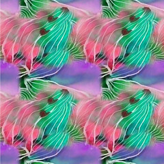 Seamless Print Shibori pattern and tie-dye allover textile Shibori allovers pattern design