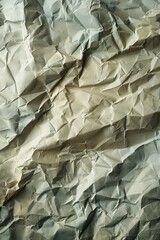 sharp photo of an embossed wrinkled paper poster texture with crumpled and creased edges, adding