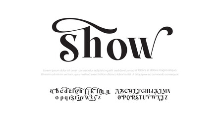 Show  Future font creative modern alphabet fonts. Typography colorful bold with color dot regular. vector illustrator