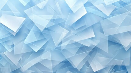 Fototapeta premium Abstract Geometric Pattern in Blue Hues