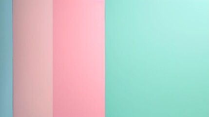 Fototapeta premium Abstract shapes in soft pastel hues.