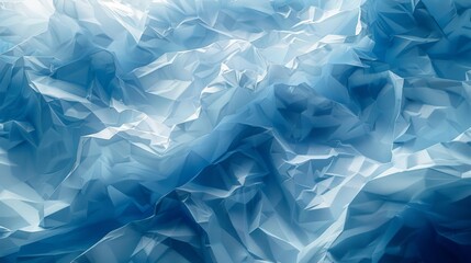 Obraz premium Abstract Blue Wrinkled Texture