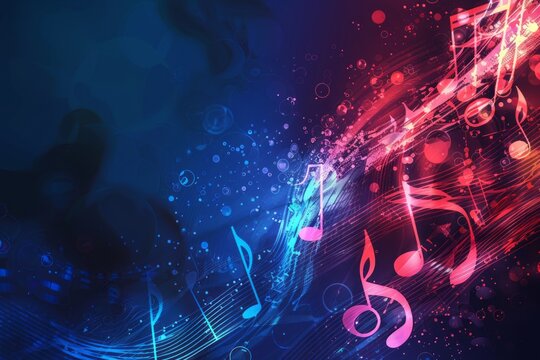 vector background for music event