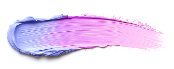 A lively phlox brush stroke rendered in soft pastel tones The smooth, flowing lines of the paint create a sense of movement