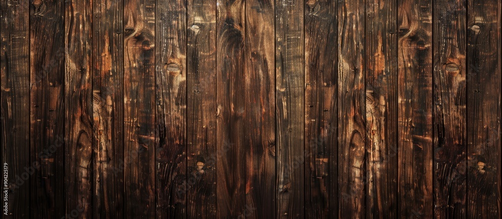 Wall mural a dark wood textured backdrop displaying a vintage natural pattern suitable for graphic design proje