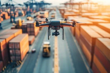 Advanced Drone Surveillance at Transportation Hubs: Enhancing Logistics Security Through Technology
