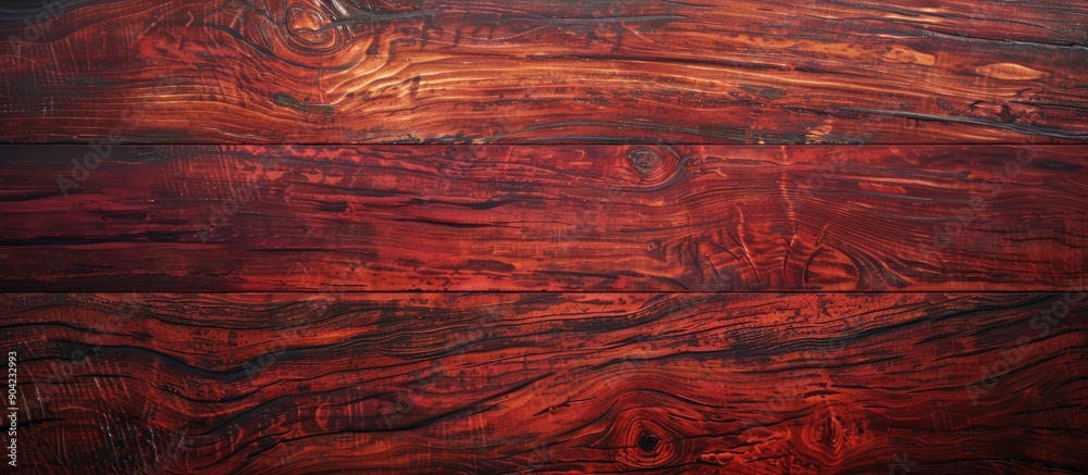 Wall mural red sandalwood texture background with a vintage natural pattern perfect for graphics with copy spac