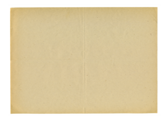 Old paper cover isolated. Retro antique sheet paper texture for design. Announcement board.	
