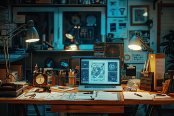 Design an image that encapsulates the meticulous planning behind a lecture on extracorporeal perfusion