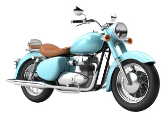 Obraz premium PNG Classic motorcycle vehicle wheel white background.