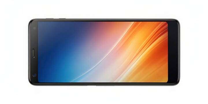 Front view of Xiaomi SU7 smartphone , Xiaomi, SU7, front view, black, technology, mobile phone, device, electronic