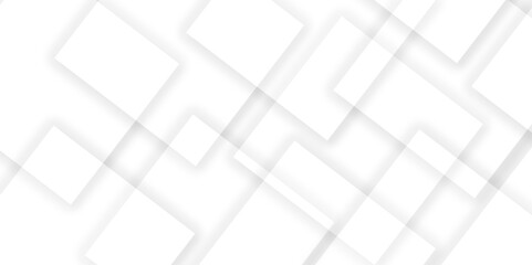Abstract white and grey geometric overlapping square pattern background with shadow. paper texture design Abstract white background can use for design, background concept, vector illustration.