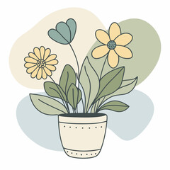 Decorative flowers and plants for the interior