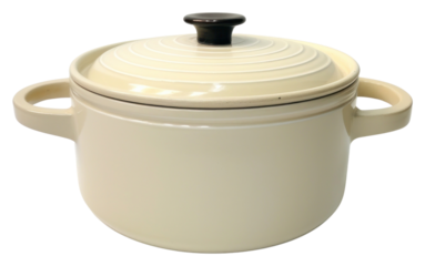 PNG A beige retro soup pot with glass lid cookware white background appliance.