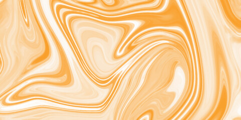 Grunge orange Liquid marbling paint texture background. Grunge texture background. Beautiful fluid abstract paint background. white orange liquid silk stain fabric background.