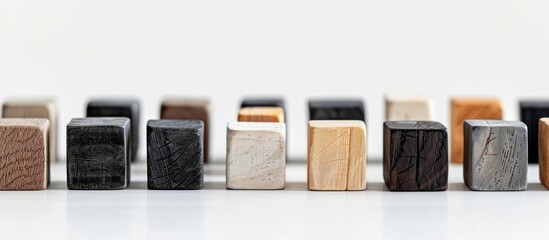 Blocks with DEI diversity equity and inclusion on a white background creating a business oriented concept with a copy space image available