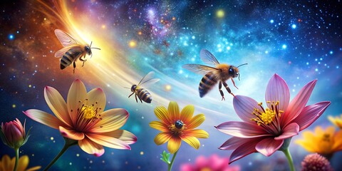 flowers and butterfly