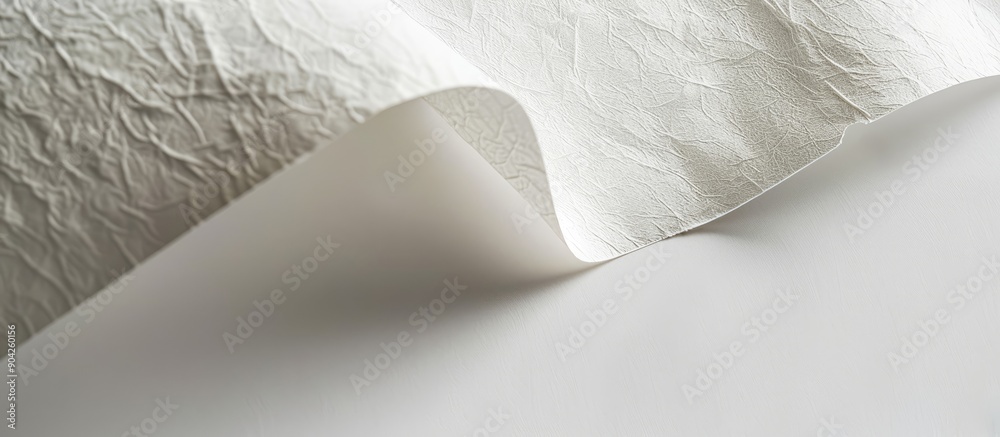 Poster graphic design asset with a textured white paper background ideal for blending and enhancing images 