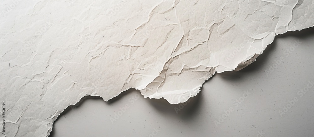 Poster graphic design asset with a textured white paper background ideal for blending and enhancing images 