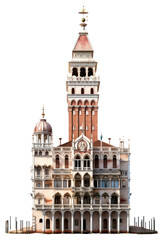 Fototapeta premium PNG Architecture building tower city.