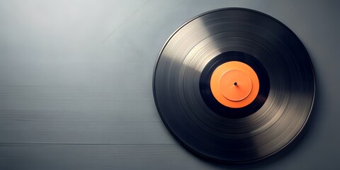 Fototapeta premium Schallplatte Vinyl Schellack Vinylscheibe Scheibe Platte AI-Generated Content