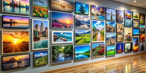 A picture on a wall informative Vibrant engaging Creative AI