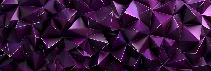 Fototapeta premium An enchanting abstract design showcasing purple geometric shapes and intricate textures for vivid visual impact