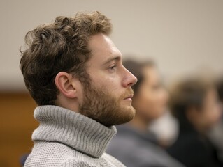 Fototapeta premium engaging human rights forum, lively forum focused on human rights with active participation and discussion