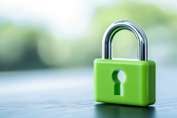 Cloud security Secure cloud environment, bright white and green