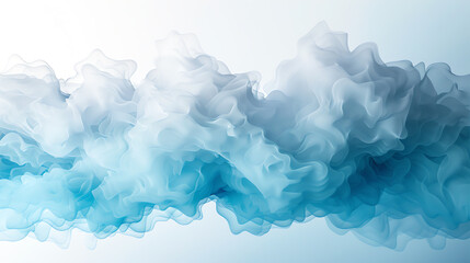 Obraz premium Networked clouds Interconnected cloud networks, vibrant blue and grey