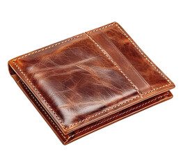 leather wallet isolated