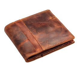 leather wallet isolated