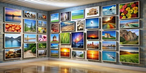 A picture on a wall informative Vibrant engaging AI-Generated Content